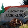 Welcome to Brookings<br />Dorf kurz vor der Grenze nach Kalifornien