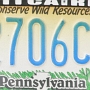 Licence Plate Pennsylvania