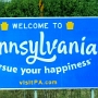 Welcome to Pennsylvania - am Highway 219, von Maryland kommend