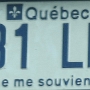 Licence Plate Quebec