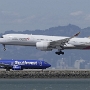 Asiana Airlines - Airbus A350-941 - HL8079<br />Southwest - Boeing 737-8H4 - N8564Z<br />SFO - Bayfront Park - 13.5.2022 - 2:57 PM<br />