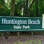 Huntington Beach State Park - Strand mit Reservat für Vögel und Alligatoren. Besucht am 9.8.2009