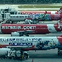 Air Asia - Airbus A320-216 -  9M-AFV "Legend Heroes Park" special colours<br />Indonesia AirAsia - Airbus A320-216 - PK-AZP<br />Air Asia - Airbus A321-251NX - 9M-VAA "3,2,1 take-off" special colours<br />KUL - 26.3.2023 - KLIA2 - 15:13