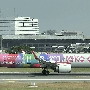 Air Asia - Airbus A321-251NX - 9M-VAA "3,2,1 take-off" special colours<br />DMK - 24.3.2023 - National Terminal Gate 35 - 15:35
