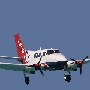 Carib Aviation - Beechcraft A65 Queen Air - V2-LDO<br />SXM - Maho Beach - 29.1.2007 - 12:30 PM