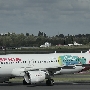 Iberia - Airbus A320-216 (WL) - EC-IZR "Urkiola" "Discover Puerto Rico" Sticker<br />DUS - Terminal B Gate 26 - 25.9.2022 - 12:08