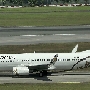Myanmar National Airlines - Boeing 737-8U3 (WL) - XY-ALV<br />SIN - 17.3.2023 - Crowne Plaza Runway View Room 811 - 11:31