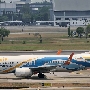Nok Air - Boeing 737-88L(WL) - HS-DBW/Nok Fah Kram<br />DMK - 24.3.2023 - International Terminal Viewing Mall - 13:59