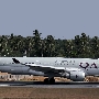 Qatar Airways - Airbus A330-202 - A7-ACT<br />HKT - 21.3.2023 - Louis' Runway View Hotel Zimmer 403 - 11:11