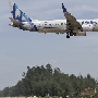 Scat Airlines - Boeing 737-8MAX - UP-B3737 - kam aus Taraz in Kazakhstan<br />21.3.2023 - Mai Khao Beach - 13:14