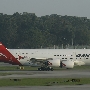 Qantas - Airbus A380-800 - QF32 - VH-OQC/ Paul McGiness<br />SIN - Terminal - 9.3.2009 - 7:45 AM