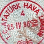 25.4.1986<br />Istanbul/Türkei - Flug zum Segeltörn ab Marmaris