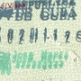 2.1.1991<br />Havanna/Cuba. Ausreisestempel, der der Einreise gab es keinen. 