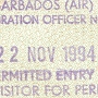 22.11.1994<br />Barbados Nr. 6