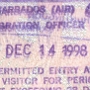 14.12.1998<br />Barbados Nr. 12