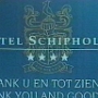 Hotel Schiphol A4 vor einem 4-wöchigen Puerto Rico/Barbados-Urlaub mit Tina<br />22.10.1999<br />Preis: 205 NFL = 181,94 DM für Übernachtung und 4 Wochen parken