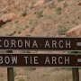Corona und Bow Tide Arch in der Nähe von Moab<br />Besucht am 22.5.2007